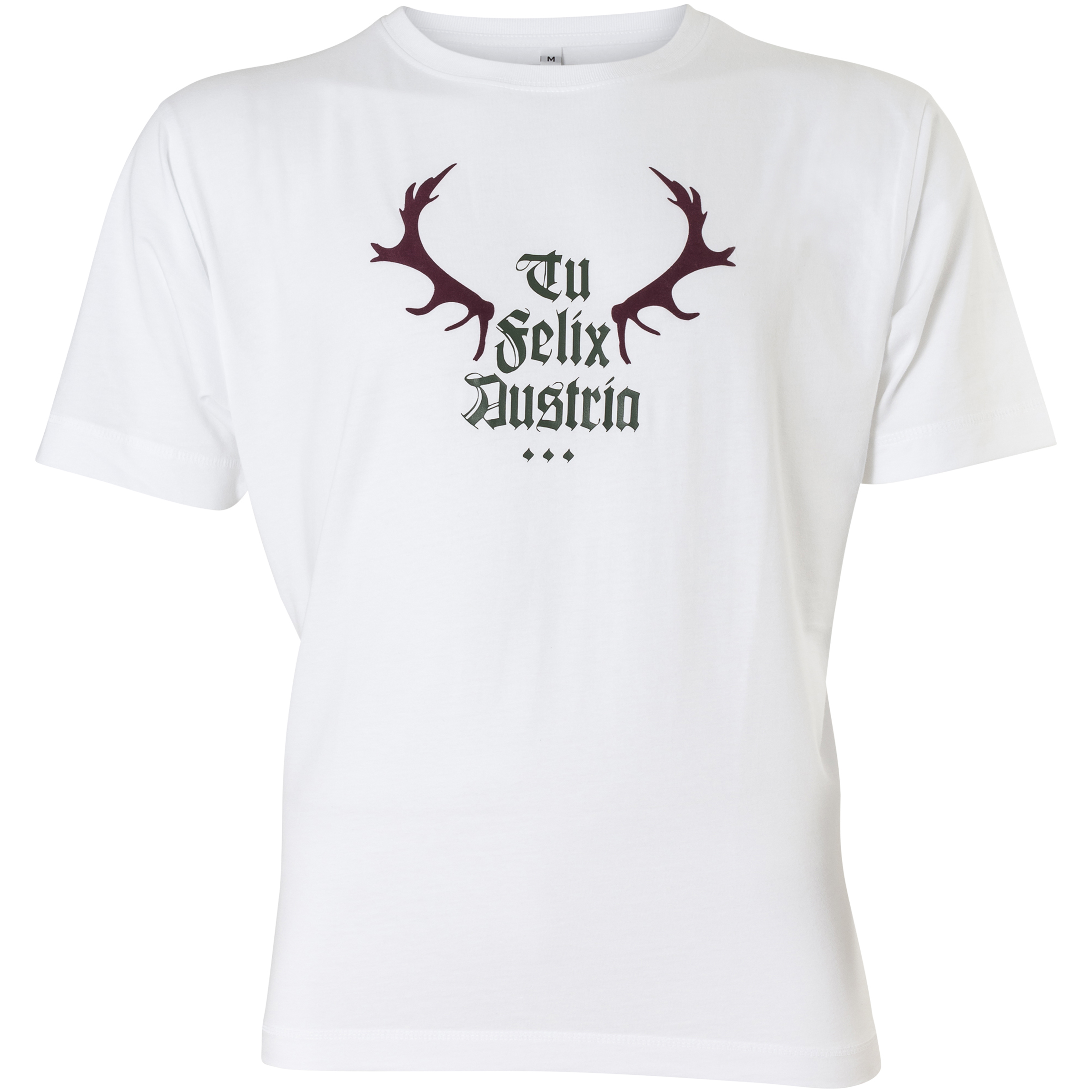 Herren T-Shirt Logo - weiß
