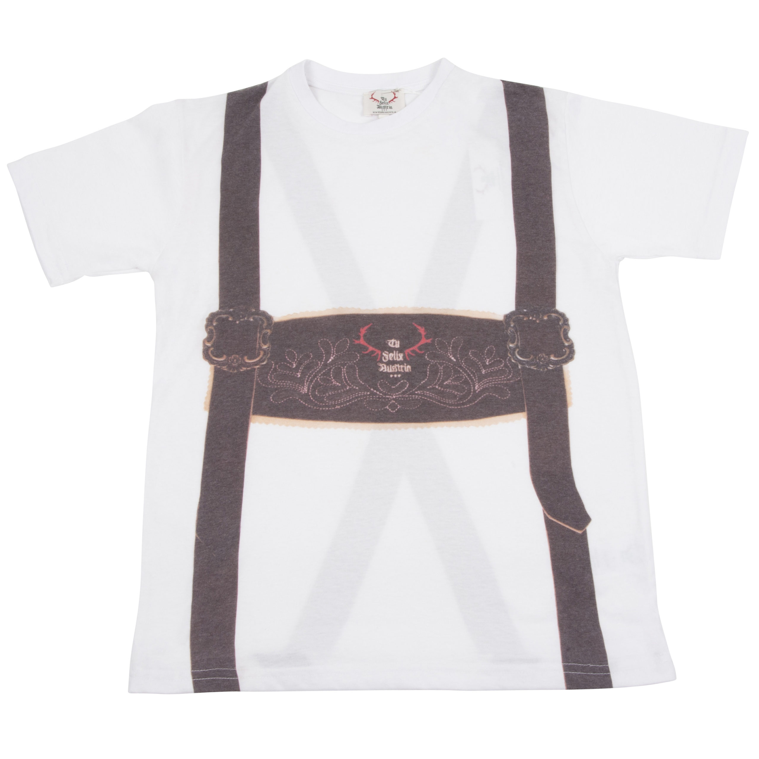 Herren T-Shirt mit Lederhosenträger