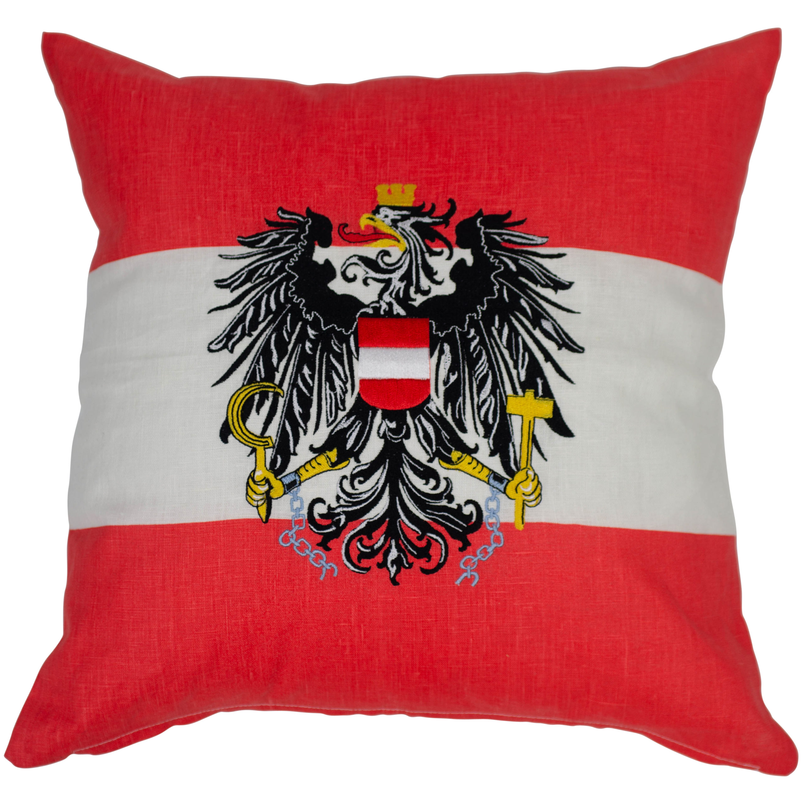 Polsterbezug "Österreich" rot