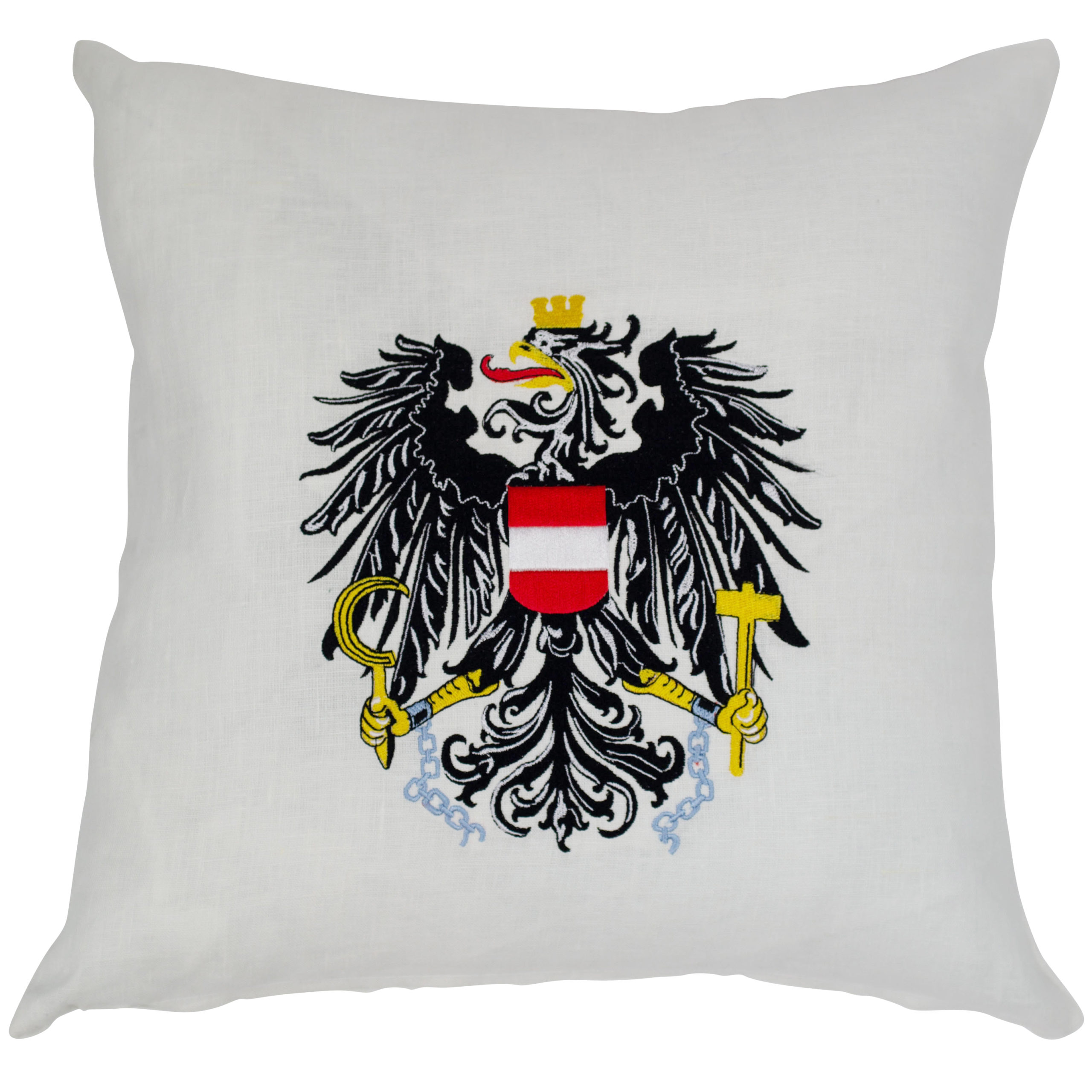 Polsterbezug "Österreich" weiß