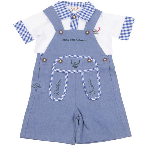 Baby Leinenhose mit Polo